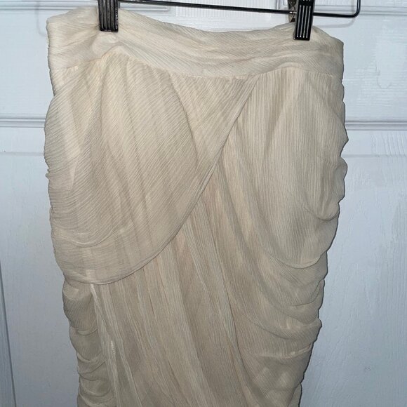 Club Monaco draped knee length skirt - Picture 1 of 3